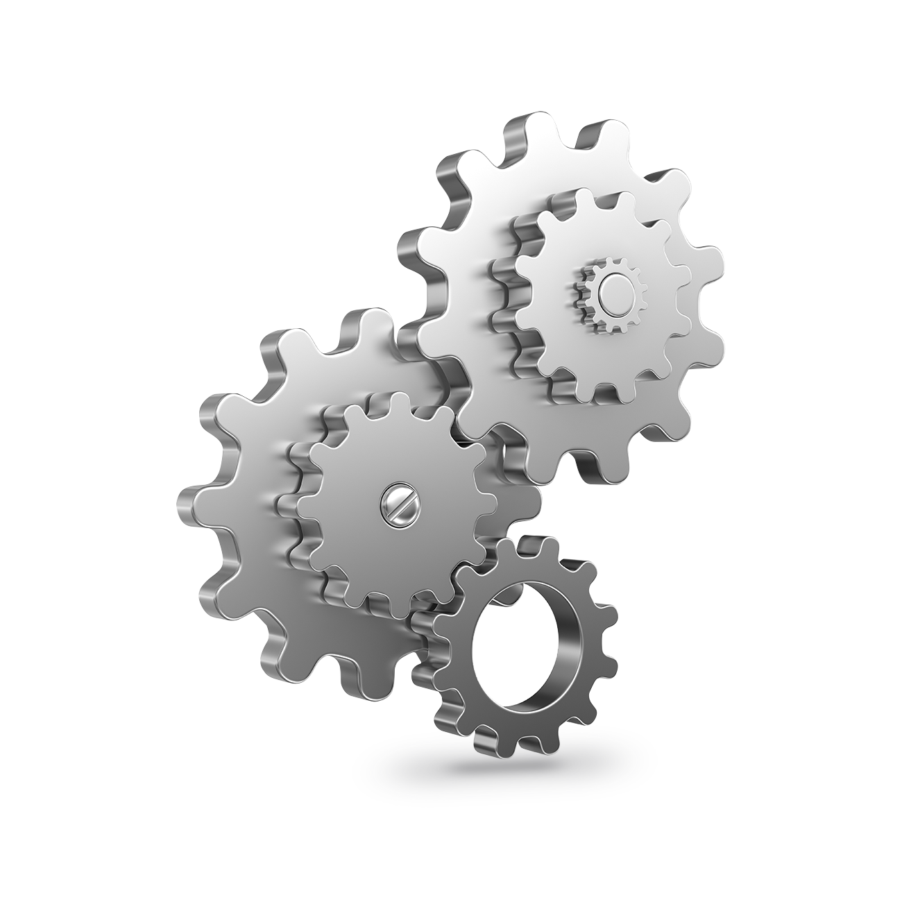 Metal cogs and gears
