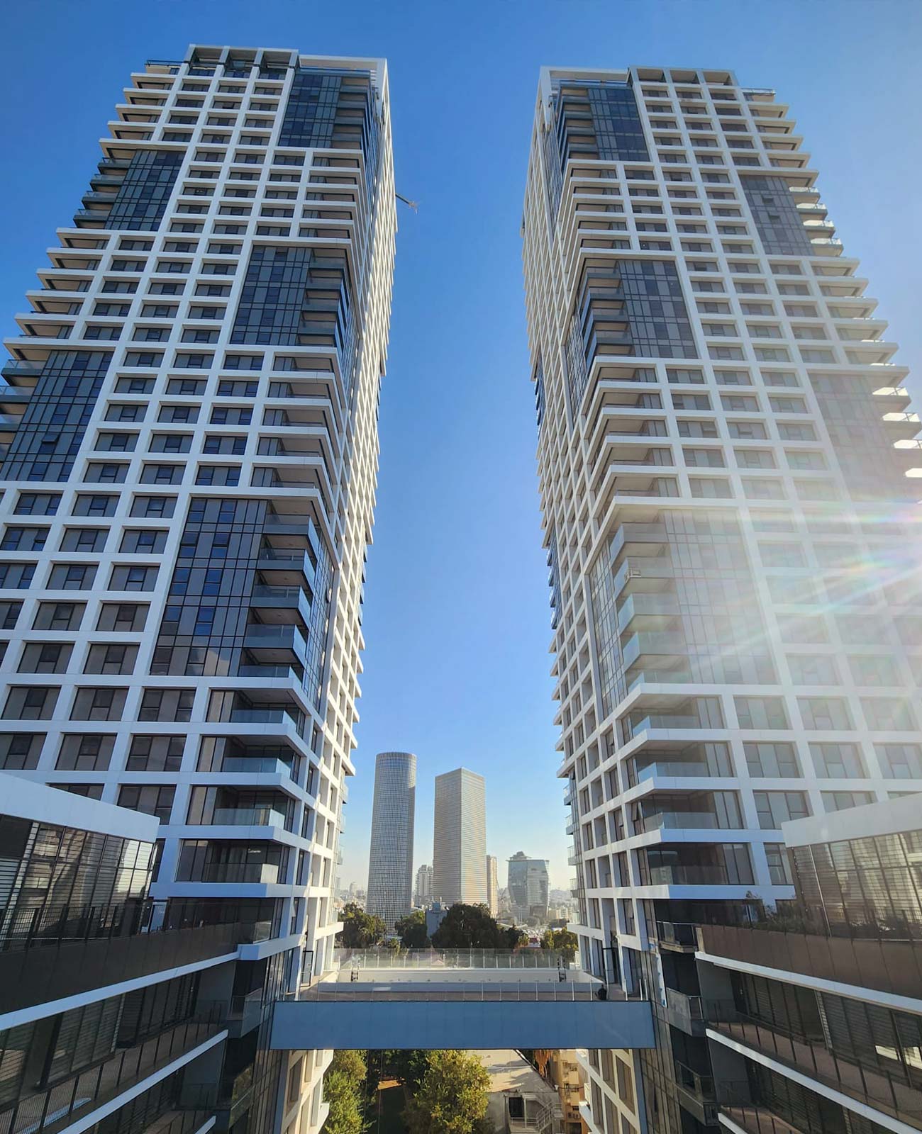 Two residential towers